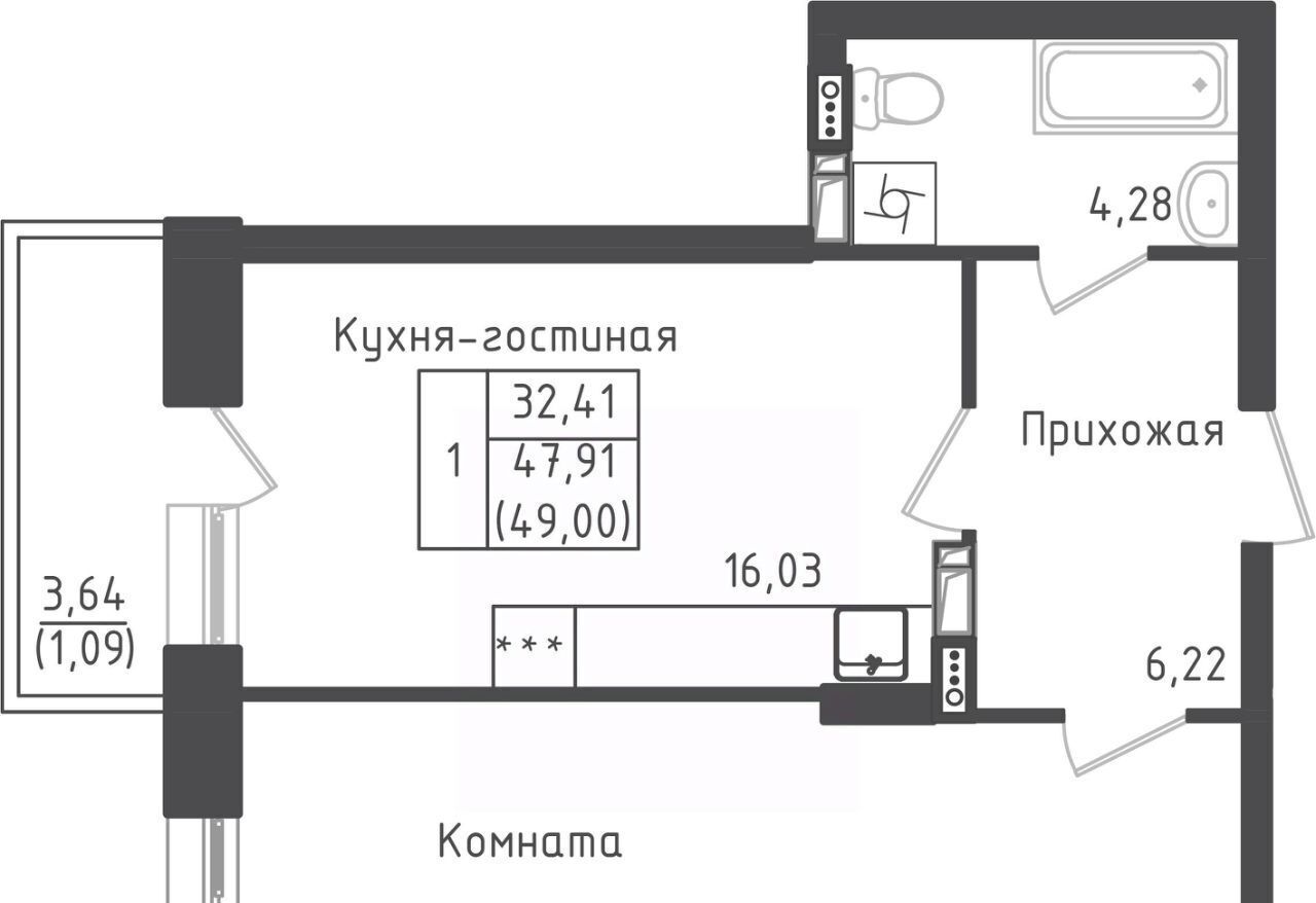 квартира городской округ Дмитровский д Рыбаки Шереметьевская, Город жилой комплекс, Зеленый фото 1