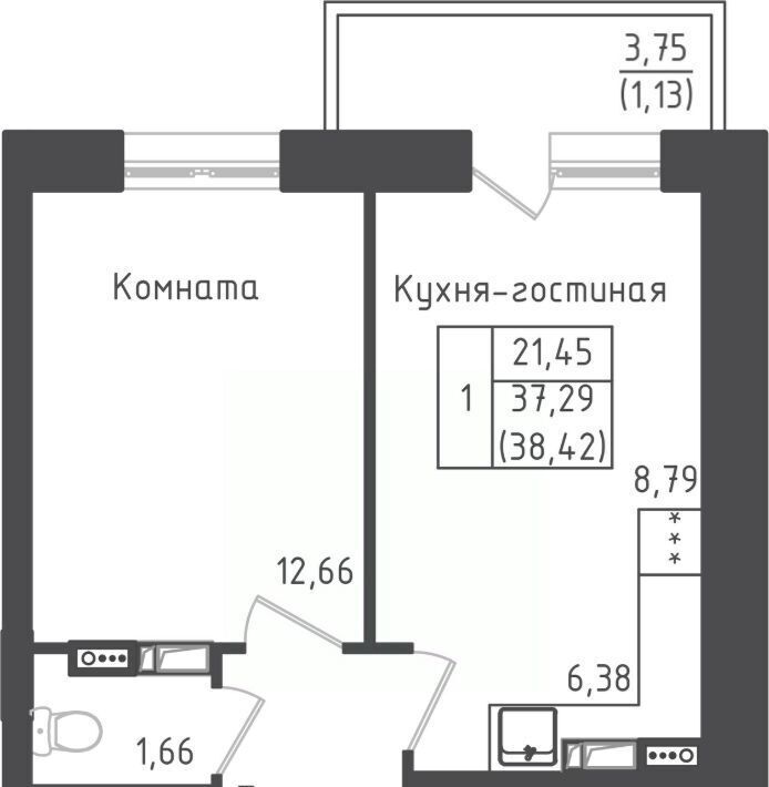 квартира городской округ Дмитровский д Рыбаки Шереметьевская, Город жилой комплекс, Зеленый фото 1