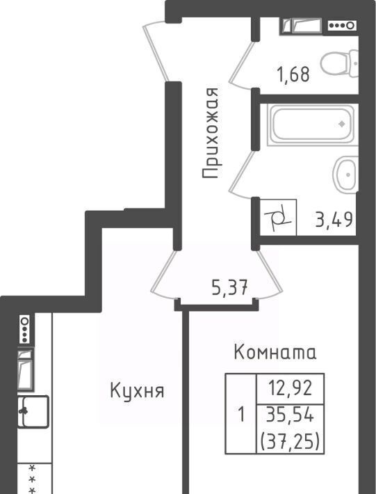 квартира городской округ Дмитровский д Рыбаки Шереметьевская, Город жилой комплекс, Зеленый фото 1