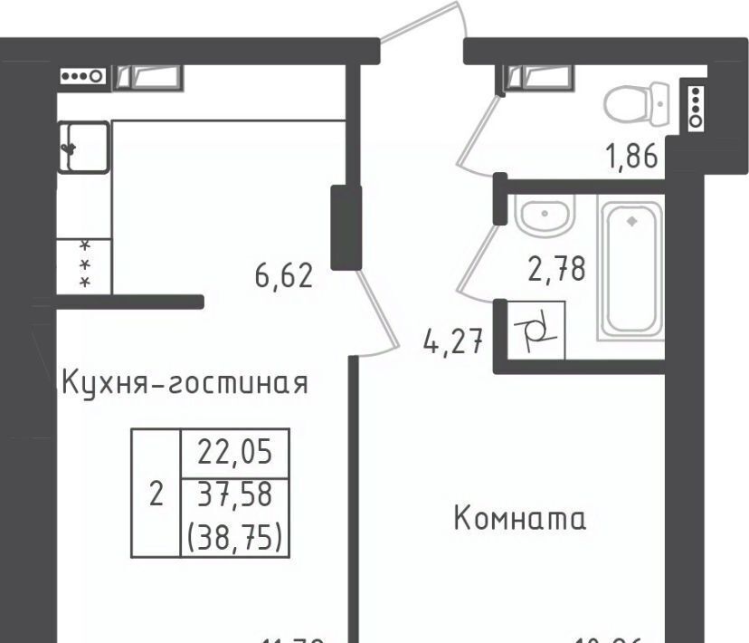 квартира городской округ Дмитровский д Рыбаки ЖК Зелёный Город Шереметьевская, Город жилой комплекс, Зеленый фото 1