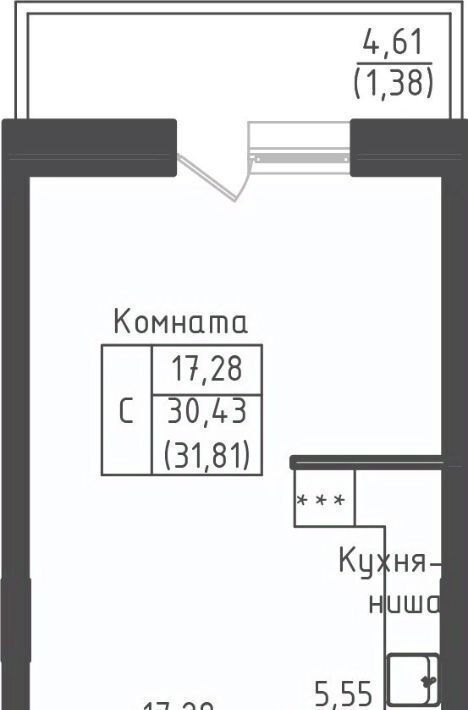 квартира городской округ Дмитровский д Рыбаки Шереметьевская, Город жилой комплекс, Зеленый фото 1