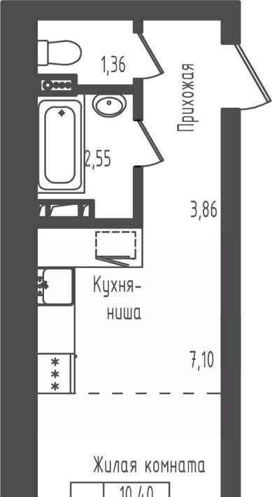 квартира городской округ Дмитровский д Рыбаки ЖК Зелёный Город Шереметьевская, Город жилой комплекс, Зеленый фото 1