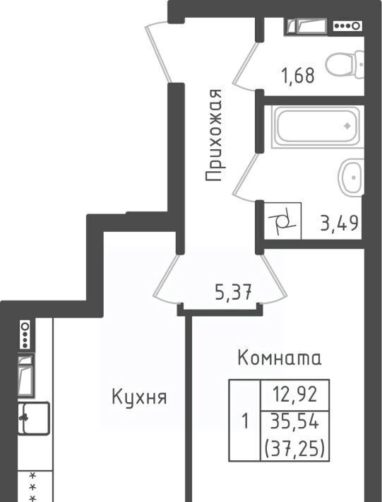 квартира городской округ Дмитровский д Рыбаки ЖК Зелёный Город Шереметьевская, Город жилой комплекс, Зеленый фото 1