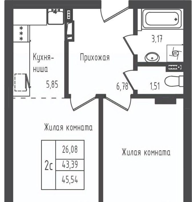 квартира городской округ Дмитровский д Рыбаки ЖК Зелёный Город Шереметьевская, Город жилой комплекс, Зеленый фото 1