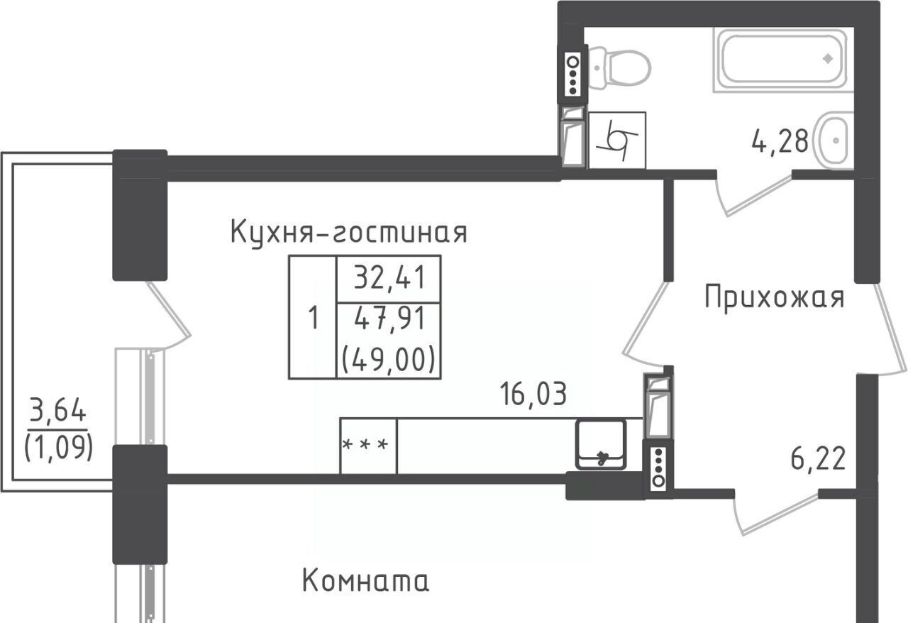 квартира городской округ Дмитровский д Рыбаки ЖК Зелёный Город Шереметьевская, Город жилой комплекс, Зеленый фото 1