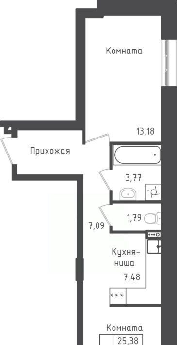 квартира городской округ Дмитровский д Рыбаки ЖК Зелёный Город Шереметьевская, Город жилой комплекс, Зеленый фото 1