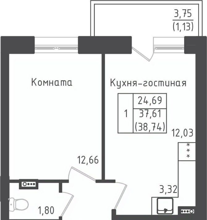 квартира городской округ Дмитровский д Рыбаки ЖК Зелёный Город Шереметьевская, Город жилой комплекс, Зеленый фото 1