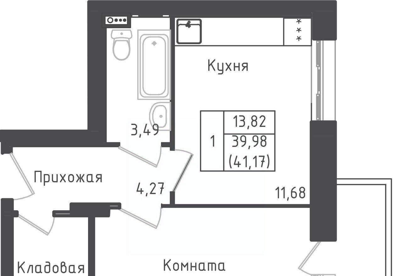 квартира городской округ Дмитровский д Рыбаки ЖК Зелёный Город Шереметьевская, Город жилой комплекс, Зеленый фото 1