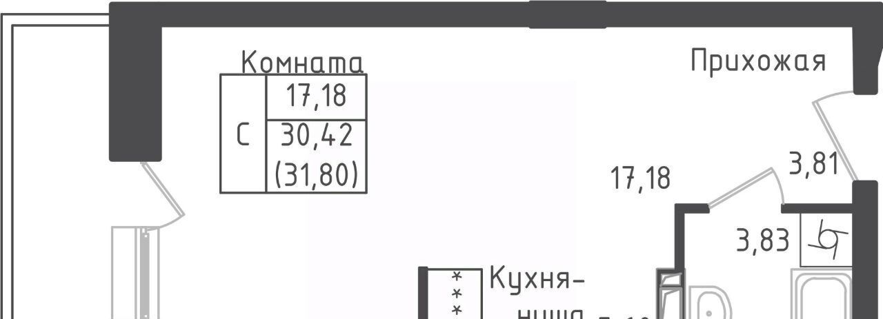 квартира городской округ Дмитровский д Рыбаки ЖК Зелёный Город Шереметьевская, Город жилой комплекс, Зеленый фото 1