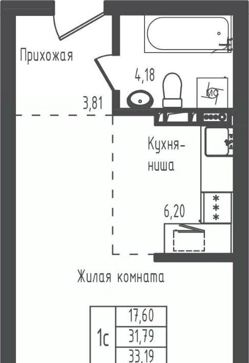 квартира городской округ Дмитровский д Рыбаки ЖК Зелёный Город Шереметьевская, Город жилой комплекс, Зеленый фото 1