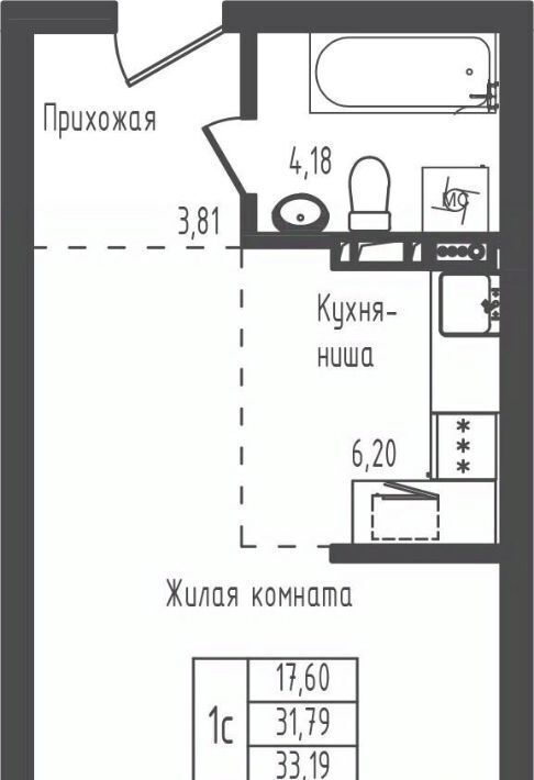 квартира городской округ Дмитровский д Рыбаки Шереметьевская, Город жилой комплекс, Зеленый фото 1