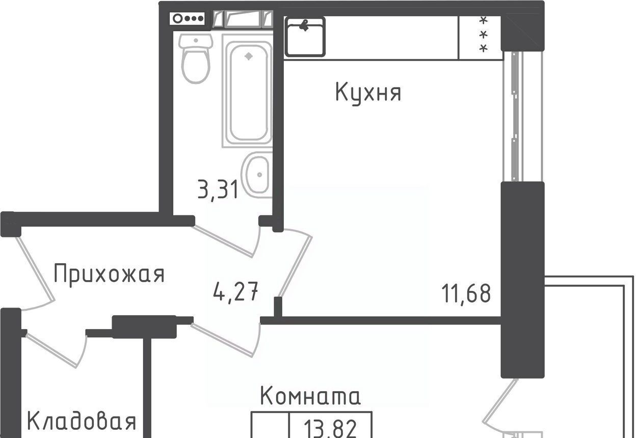 квартира городской округ Дмитровский д Рыбаки Шереметьевская, Город жилой комплекс, Зеленый фото 1