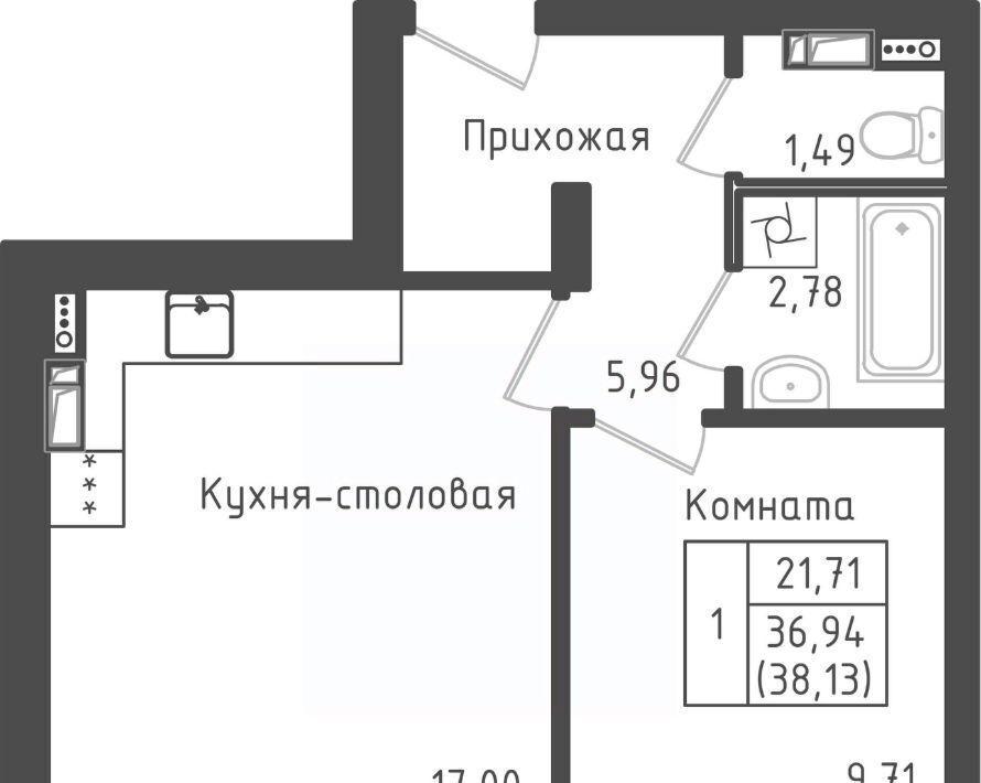 квартира городской округ Дмитровский д Рыбаки ЖК Зелёный Город Шереметьевская, Город жилой комплекс, Зеленый фото 1