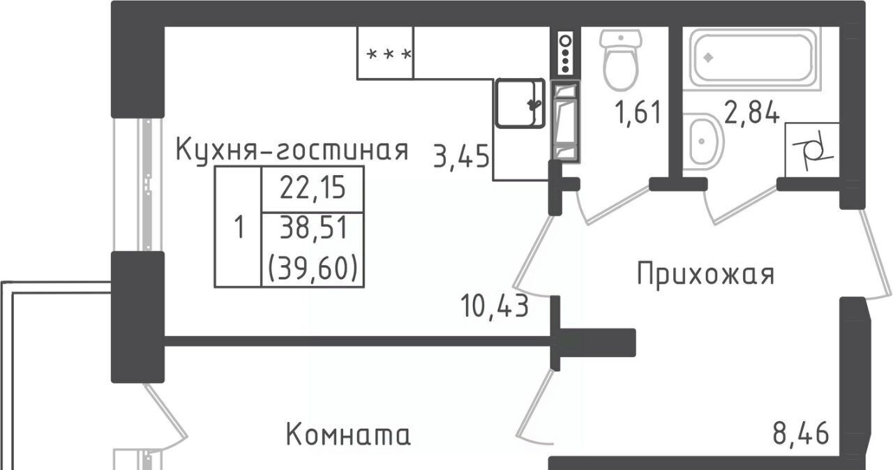 квартира городской округ Дмитровский д Рыбаки ЖК Зелёный Город Шереметьевская, Город жилой комплекс, Зеленый фото 1