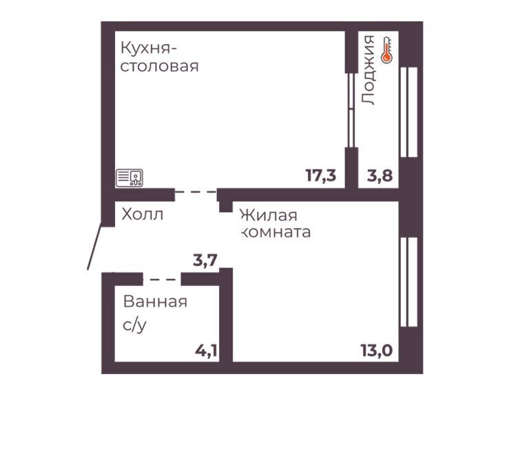 квартира г Челябинск р-н Тракторозаводский ЖК Ленина 4 фото 1