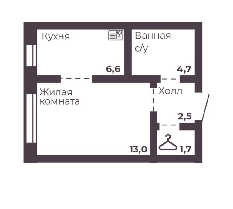 квартира г Челябинск р-н Тракторозаводский ЖК Ленина 4 фото 1