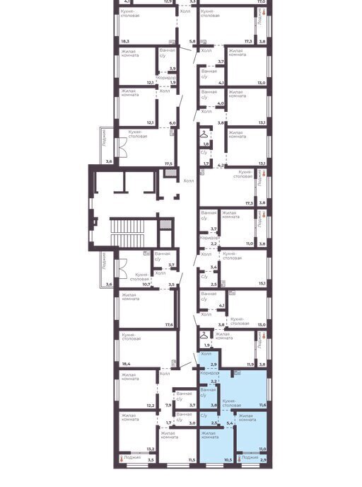 квартира г Челябинск р-н Тракторозаводский ЖК Ленина 4 фото 3