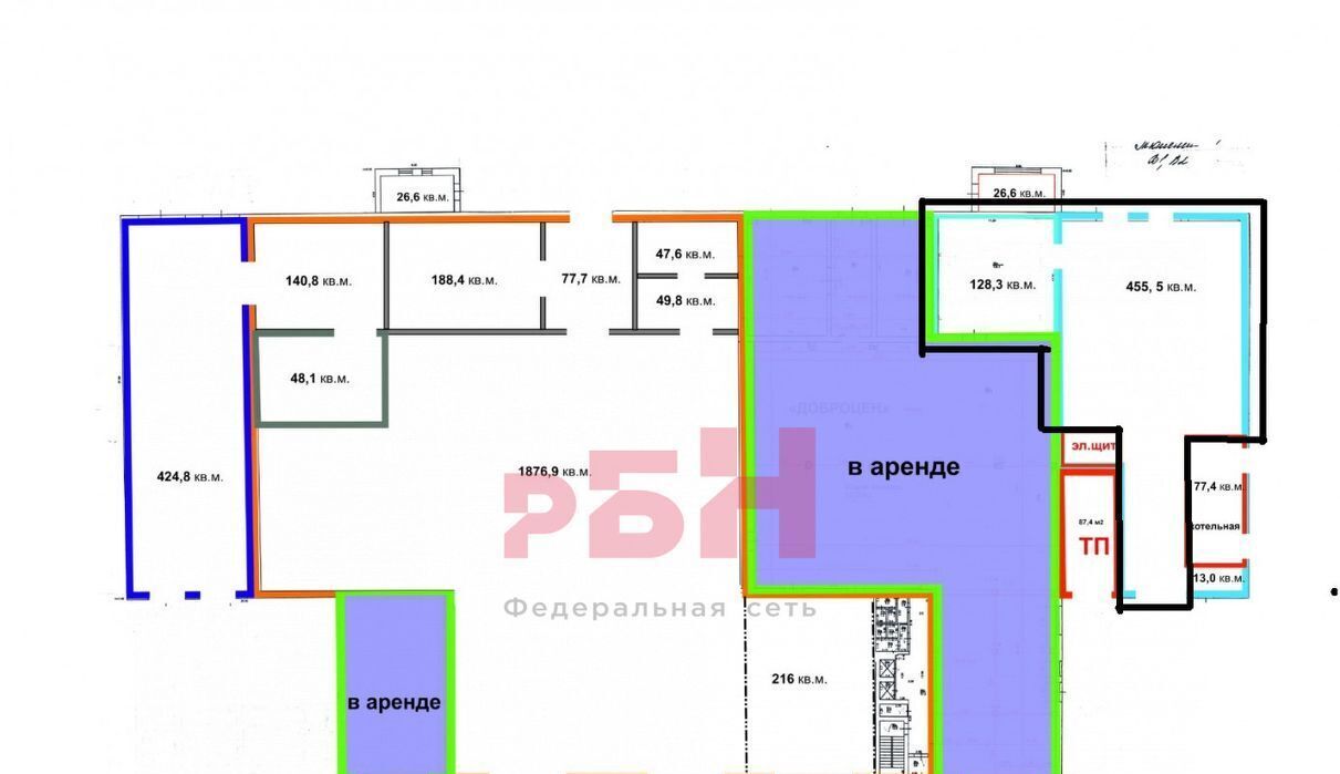 торговое помещение р-н Белорецкий г Белорецк ул Тюленина 30 городское поселение Белорецк фото 2