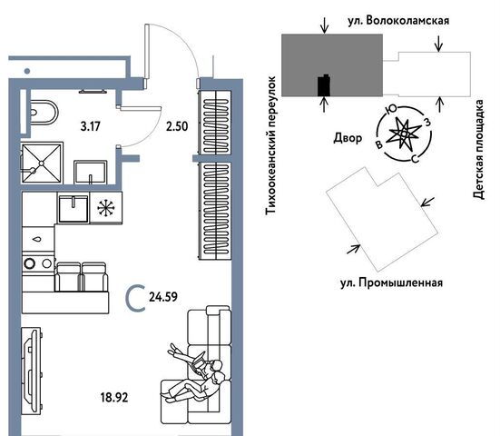 р-н Центральный ул Мельникайте 42 ЖК «Страна.Прибрежная» корп. 1 фото