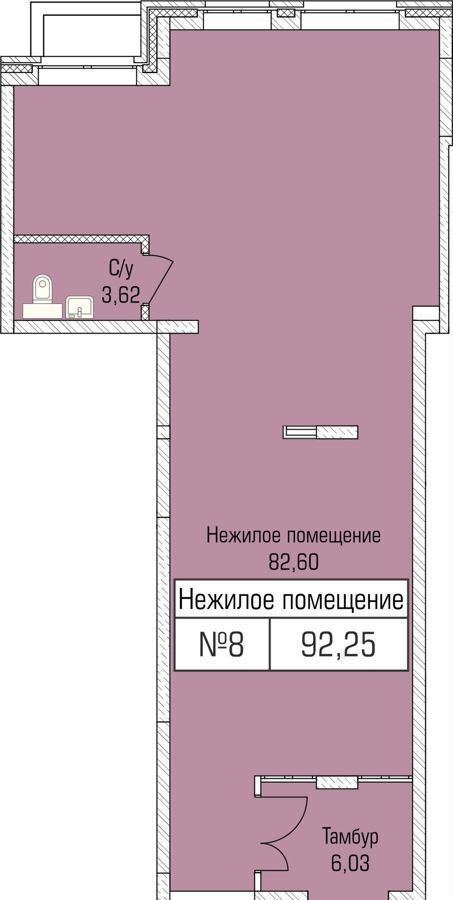 офис г Новосибирск р-н Калининский ул Василия Клевцова 3 фото 2