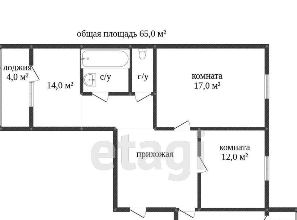 квартира г Кострома ул Свердлова 35к/1 фото 2