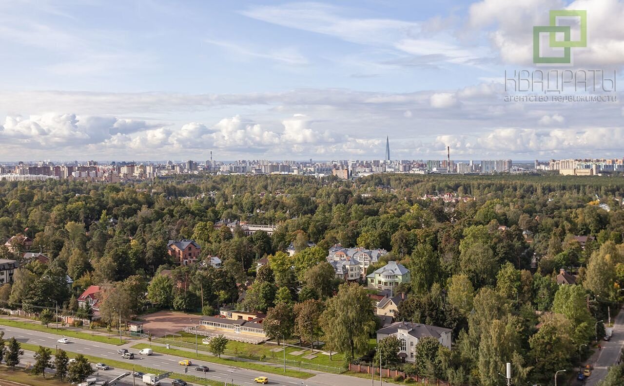 квартира г Санкт-Петербург метро Проспект Просвещения ул Композиторов 12 округ Шувалово-Озерки фото 10