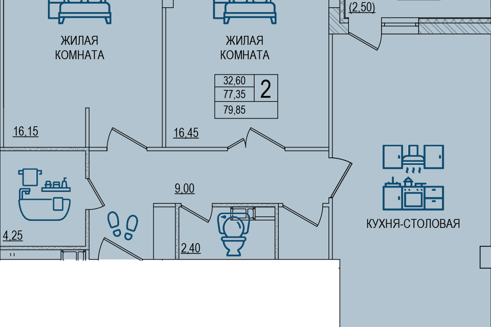 квартира г Волжский городской округ Волжский, Строящийся жилой комплекс Горизонт фото 1