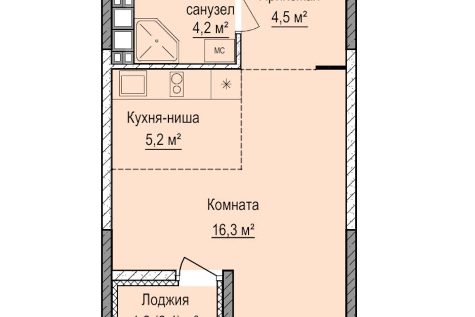 квартира г Ижевск р-н Устиновский Автопроизводство Ижевск городской округ, Строящийся жилой дом фото 1