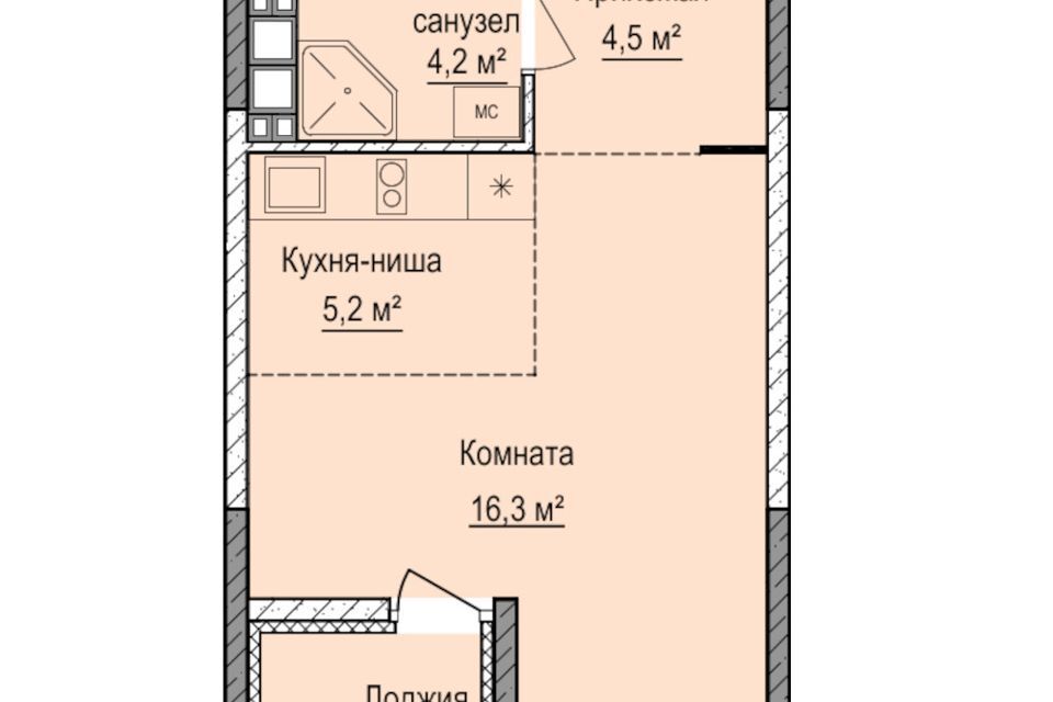 квартира г Ижевск р-н Устиновский Автопроизводство Ижевск городской округ, Строящийся жилой дом фото 1