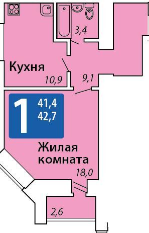 квартира г Чебоксары р-н Калининский проезд Гремячевский 6 городской округ Чебоксары фото 1