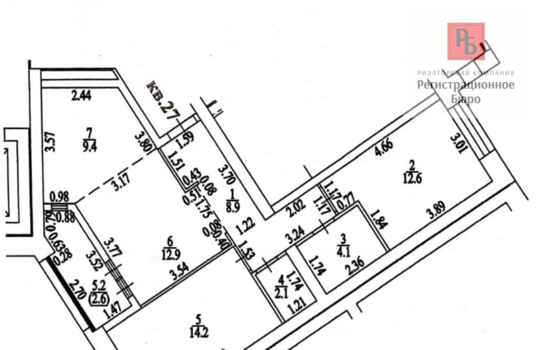 квартира г Киров р-н Ленинский ул Дмитрия Козулева 2 ЖК ZNAK фото 1