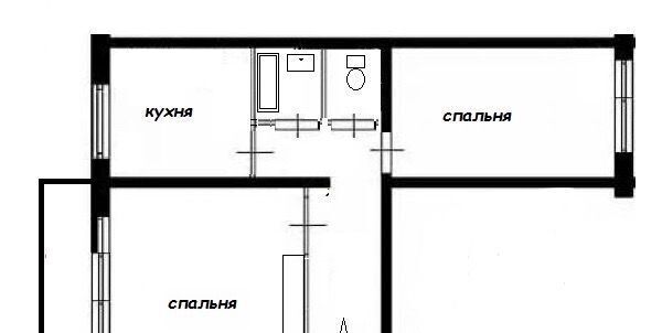 квартира г Серпухов городок Старый ул Школьная 5 Городок, Одинцовский городской округ фото 9