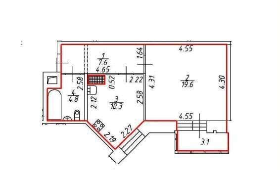 квартира г Санкт-Петербург метро Пионерская пр-кт Коломяжский 5к/3 ЖК «Приморский квартал» округ Комендантский аэродром фото 27