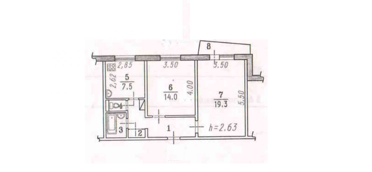 квартира г Омск р-н Октябрьский ул 3-я Молодежная 63 фото 15