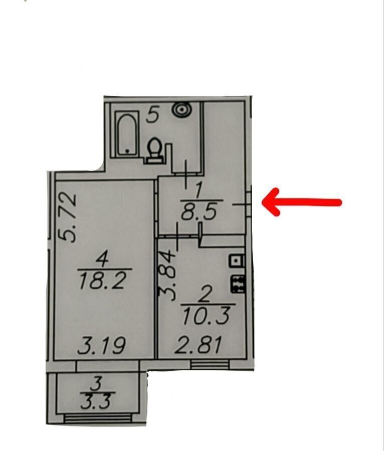 квартира г Астрахань р-н Кировский ул Куликова 79к/2 фото 15