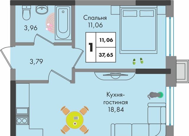 р-н Прикубанский ул им. генерала Брусилова 1/2 ЖК Зеленая Территория д. 5 фото