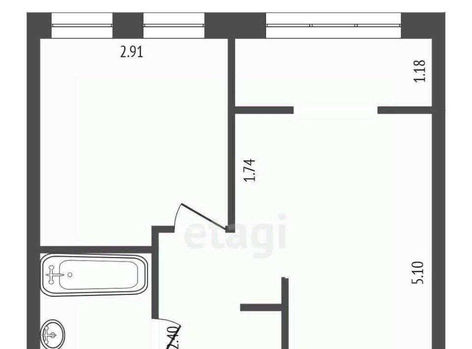 квартира г Тюмень р-н Центральный ул Газовиков 73к/4 фото 3