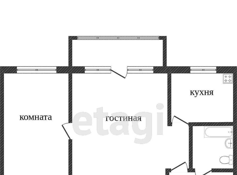 квартира г Хабаровск р-н Индустриальный ул Калараша 27 1-й мкр фото 28