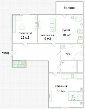 квартира г Москва метро Новогиреево метро Новокосино ш Носовихинское 43 Московская область, Реутов фото 5