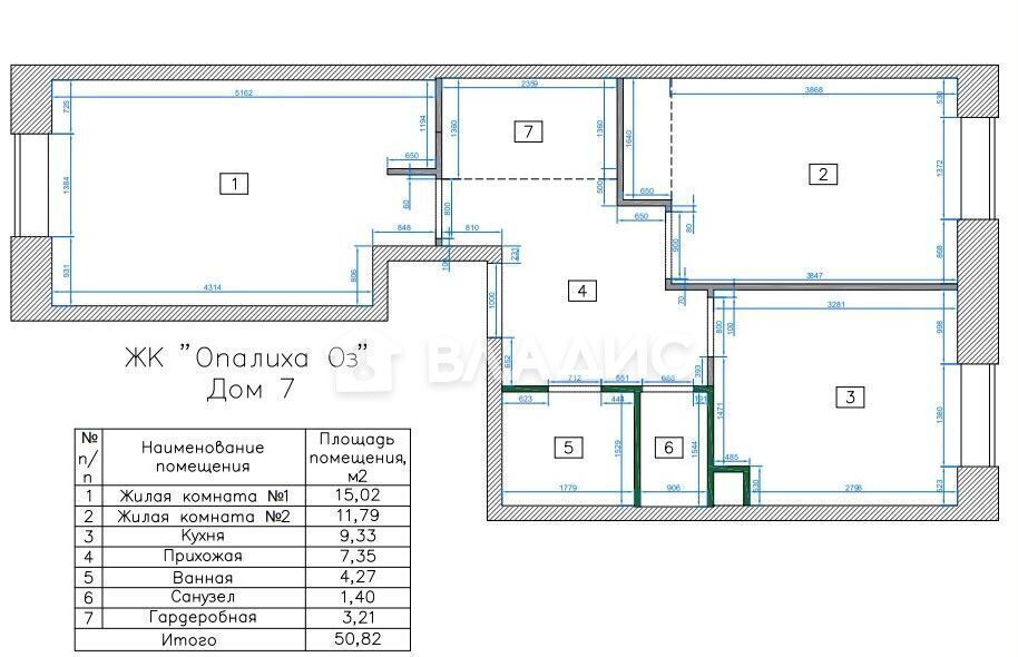 квартира г Красногорск мкр Опалиха ул Пришвина 7 ЖК «Опалиха О3» Опалиха фото 24