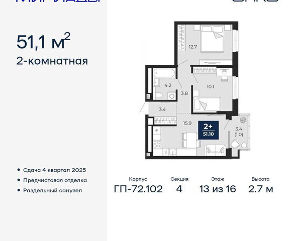 ЖК «Мириады» Ленинский административный округ фото