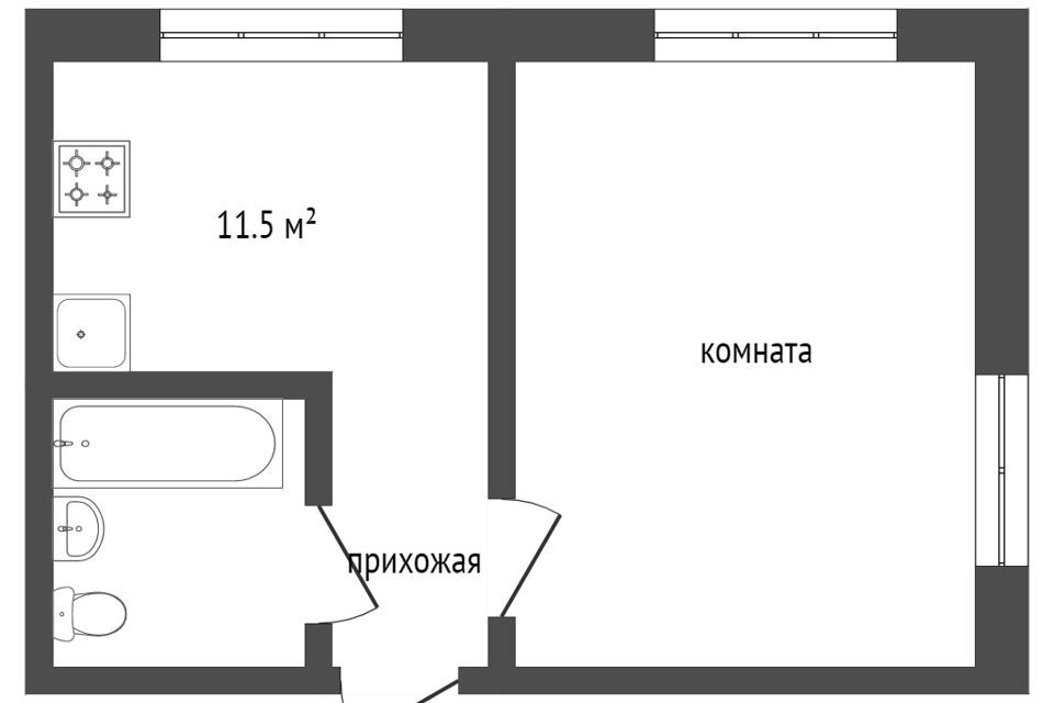 квартира г Ярославль р-н Ленинский проезд Республиканский 11 Ярославль городской округ фото 1