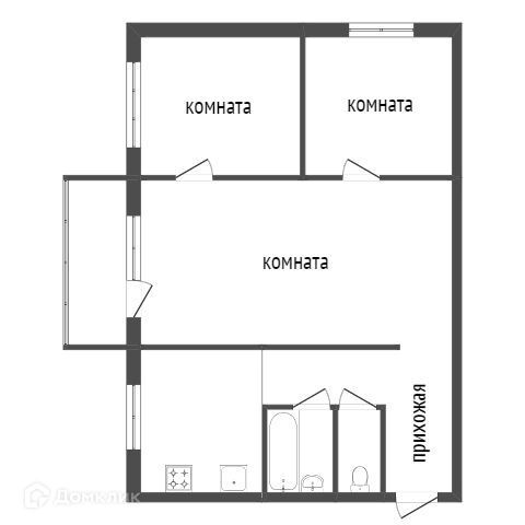 квартира г Красноярск р-н Октябрьский ул Тотмина 27 Красноярск городской округ фото 1