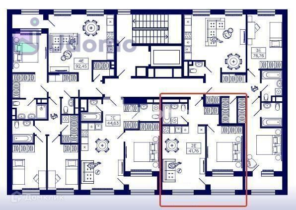 квартира г Уфа р-н Октябрьский ул Энтузиастов 7 ЖК Tau House Уфа городской округ фото 2