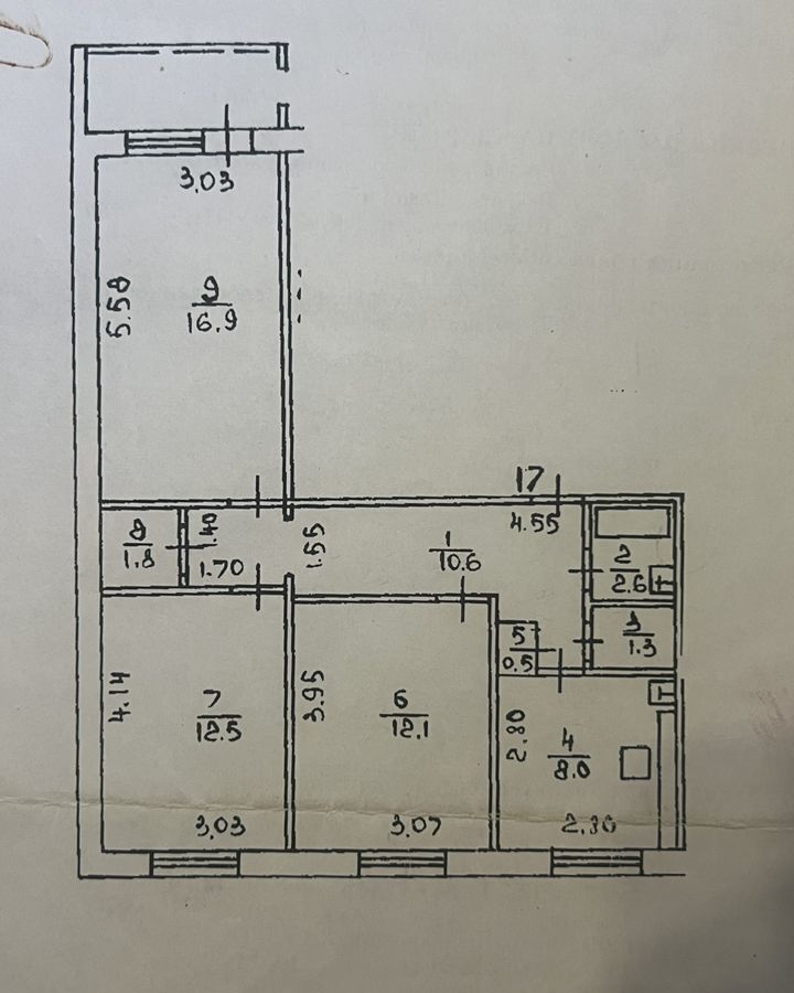 квартира г Уфа р-н Демский Дагестанская ул., 13/2 фото 2