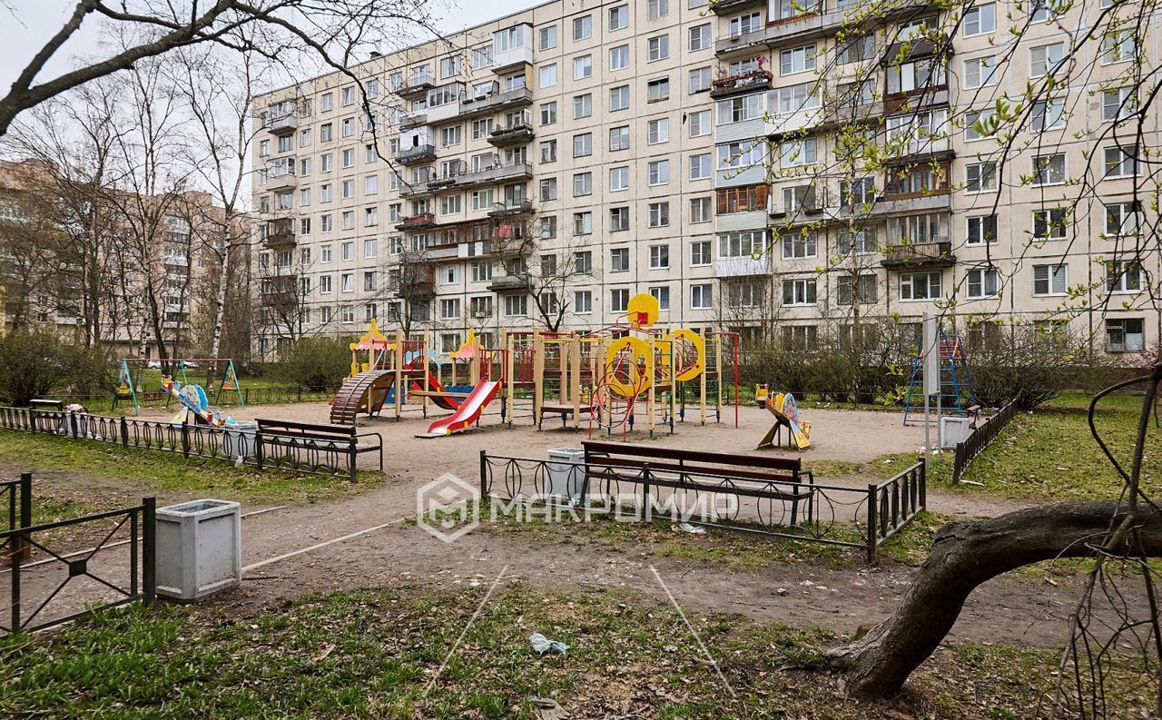 квартира г Санкт-Петербург метро Проспект Славы ул Будапештская 63к/1 округ Георгиевский фото 29