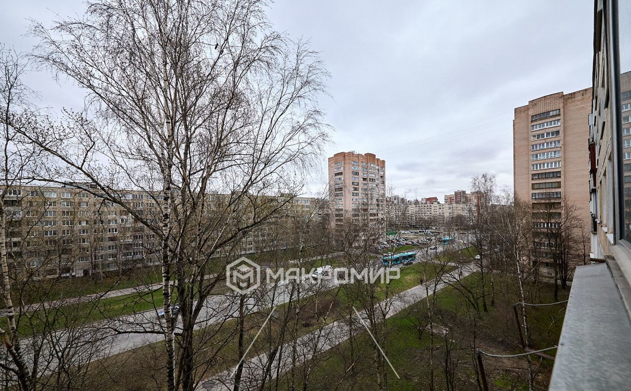 квартира г Санкт-Петербург метро Проспект Славы ул Будапештская 63к/1 округ Георгиевский фото 31