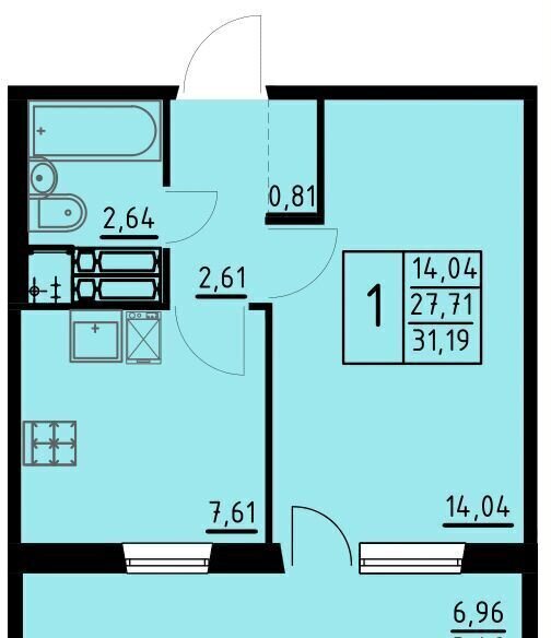 квартира г Пермь ул Танцорова 96 ЖК «Танцорова, 96» Пермь, р-н Кировский фото 1