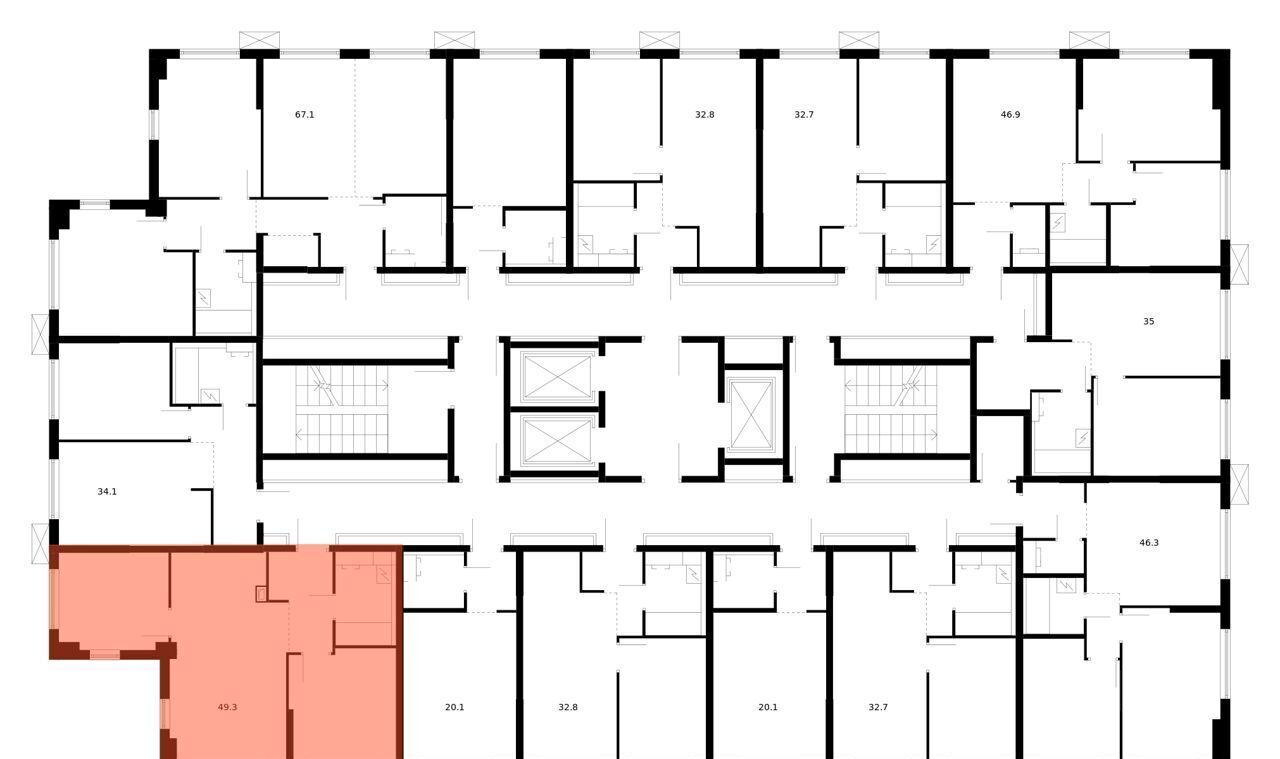 квартира г Москва метро Верхние Лихоборы Большая Академическая 85 3-й Нижнелихоборский проезд, корп. 3. 6 фото 2