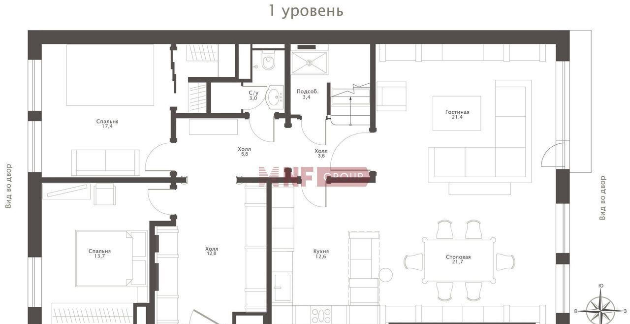 квартира г Москва метро Парк культуры ул Льва Толстого 23к/1 квартал «Литератор» муниципальный округ Хамовники фото 38